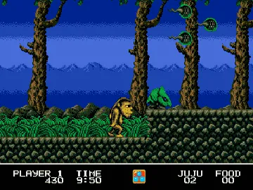 JuJu Densetsu ~ Toki - Going Ape Spit (World) (Rev A) screen shot game playing